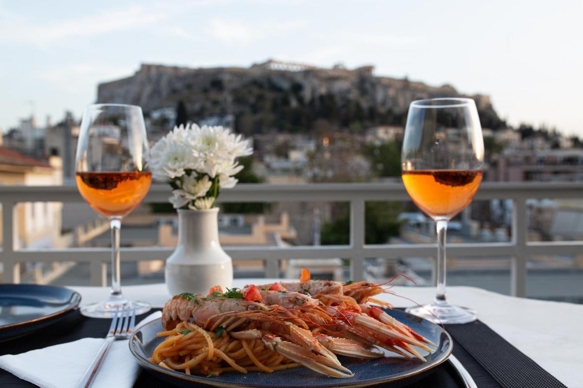 Апартаменты Prestige Penthouse - Breathtaking Parthenon Views In Plaka Афины Экстерьер фото